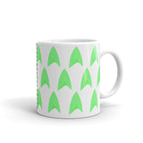 Sisko Kid II Green Patterned Kaffa Mug