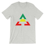 Pyramid GYR Unisex T-Shirt Pyramid RWB Unisex T-Shirt Bella Canvas Original Art Abyssinian Kiosk Fashion Cotton Apparel Clothing Triangle GYR Green Yellow Red Ethiopia Ethiopian Flag