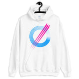 Blue Circles Pink Strikes Unisex Hoodie Abyssinian Kiosk Fashion Cotton Apparel Clothing Gildan Original Art