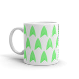 Sisko Kid II Green Patterned Kaffa Mug