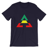 Pyramid GYR Unisex T-Shirt Pyramid RWB Unisex T-Shirt Bella Canvas Original Art Abyssinian Kiosk Fashion Cotton Apparel Clothing Triangle GYR Green Yellow Red Ethiopia Ethiopian Flag