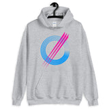 Blue Circles Pink Strikes Unisex Hoodie Abyssinian Kiosk Fashion Cotton Apparel Clothing Gildan Original Art
