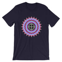 Psychedelic #14 Black Cross Unisex T-Shirt Trip Trippy Colorful Abyssinian Kiosk Ethiopian Coptic Orthodox Christian Bella Canvas Original Art Fashion Cotton Apparel Clothing