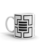 Black Corners & 4 Lines Kaffa Mug