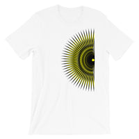 Black Yellow Half Star Unisex T-Shirt Abyssinian Kiosk Fashion Cotton Apparel Clothing Bella Canvas Original Art