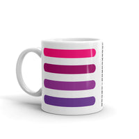 4 Pink to Purple Bars Kaffa Mug