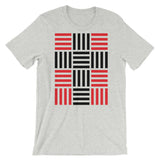 4 Lines Black Cross Red Unisex T-Shirt Abyssinian Kiosk Christian Bella Canvas Original Art Fashion Cotton Apparel Clothing