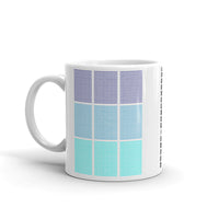 Blue Squares Kaffa Mug