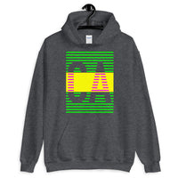 Green Yellow CA Unisex Hoodie Abyssinian Kiosk Fashion Cotton Apparel Clothing Gildan Original Art