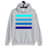 4 Blue Bars Unisex Hoodie Abyssinian Kiosk Lines Fashion Cotton Apparel Clothing Gildan Original Art