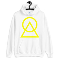 Yellow Circle Triangle Unisex Hoodie Abyssinian Kiosk Harmonious Meeting Fashion Cotton Apparel Clothing Gildan Original Art