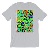 Dots Unisex T-Shirt Bold Colors Abstract Art Abyssinian Kiosk Fashion Cotton Apparel Clothing Bella Canvas Original Art