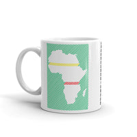 Africa Diagonal Lines GYR Kaffa Mug