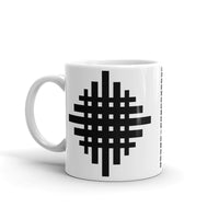 Black Weaved Cross Kaffa Mug