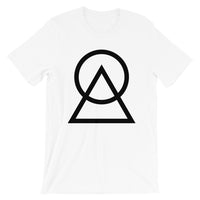 Black Circle Triangle Unisex T-Shirt Abyssinian Kiosk Harmonious Meeting Fashion Cotton Apparel Clothing Bella Canvas Original Art