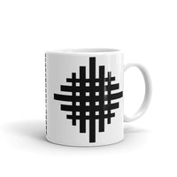 Black Weaved Cross Kaffa Mug