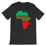 Africa GYR Middle Dots Unisex T-Shirt Abyssinian Kiosk Fashion Cotton Apparel Clothing Bella Canvas Original Art Green Yellow Red Ethiopia Ethiopian Flag