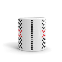Arrows Down Up Black Red Kaffa Mug