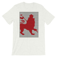 Black Squares Red Lion Unisex T-Shirt Ethiopian Lion of Judah Ethiopia African Abyssinian Kiosk Fashion Cotton Apparel Clothing Bella Canvas Original Art