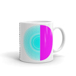 Cyan Half Star Magenta Half Circle Kaffa Mug