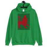 Black Squares Red Lion Unisex Hoodie Ethiopian Lion of Judah Ethiopia African Abyssinian Kiosk Fashion Cotton Apparel Clothing Gildan Original Art