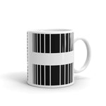 Black Broken Barcode Kaffa Mug