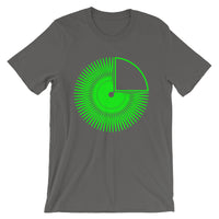 1/4 Hollow Green Star Unisex T-Shirt Abyssinian Kiosk Fashion Cotton Apparel Clothing Bella Canvas Original Art