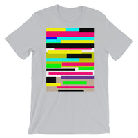 Bars Unisex T-Shirt Bold Colors Abstract Art Abyssinian Kiosk Fashion Cotton Apparel Clothing Bella Canvas Original Art