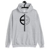 Black Half Solid Half Empty Cross Unisex Hoodie Abyssinian Kiosk Ethiopian Coptic Orthodox Tewahedo Christian Gildan Original Art Fashion Cotton Apparel Clothing