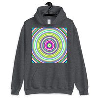 Jawbreaker Unisex Hoodie Trip Trippy Colorful Abyssinian Kiosk Psychedelic Candy Gildan Original Art Fashion Cotton Apparel Clothing