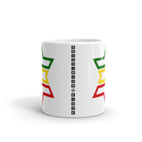 Green, Yellow, Red Star of David Coffee Mug Abyssinian Kiosk Abyssinia Ethiopia Flag Rasta Lion of Judah