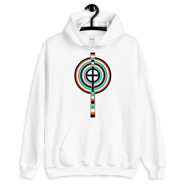 Mixed Circle Top Black Cross Unisex Hoodie Abyssinian Kiosk Ethiopian Coptic Orthodox Tewahedo Christian Gildan Original Art Fashion Cotton Apparel Clothing