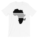 Africa Black Middle Dots Unisex T-Shirt Abyssinian Kiosk Fashion Cotton Apparel Clothing Bella Canvas Original Art 