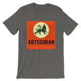 Abyssinian Logo Black Letters Unisex T-Shirt Ethiopian Lion of Judah Abyssinian Kiosk Abyssinia Ethiopia