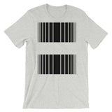 Black Broken Barcode Unisex T-Shirt Bella Canvas Original Art Abyssinian Kiosk Fashion Cotton Apparel Clothing