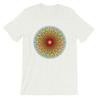 Multi Star Black Unisex T-Shirt Abyssinian Kiosk Colorful Iris Fashion Cotton Apparel Clothing Bella Canvas Original Art
