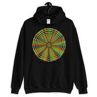 Green Yellow Red Siffate Unisex Hoodie Ethiopian African Weave Abyssinian Kiosk Fashion Cotton Apparel Clothing Gildan Original Art