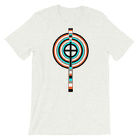 Mixed Circle Top Black Cross Unisex T-Shirt Abyssinian Kiosk Ethiopian Coptic Orthodox Tewahedo Christian Bella Canvas Original Art Fashion Cotton Apparel Clothing