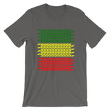 Slanted Green Yellow Red Unisex T-Shirt Ethiopian Flag Abyssinian Kiosk Abyssinia Ethiopia