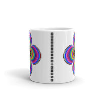 Psychedelic #9 Cross Black Kaffa Mug