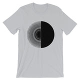 Black Half Star Half Circle Unisex T-Shirt Abyssinian Kiosk Fashion Cotton Apparel Clothing Bella Canvas Original Art