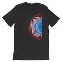 Red White Blue Half Star Unisex T-Shirt Abyssinian Kiosk Fashion Cotton Apparel Clothing Bella Canvas Original Art