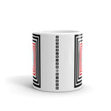 Infinity Black Red Cyan Kaffa Mug