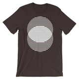 White Lined Circles Unisex T-Shirt Abyssinian Kiosk Joining Circles Fashion Cotton Apparel Clothing Bella Canvas Original Art