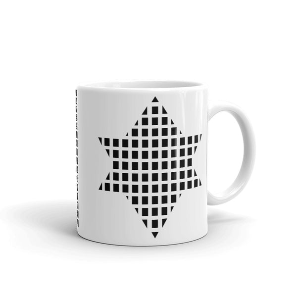 Black Boxes Star of David Kaffa Mug