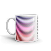 Purple to Red Streaks Kaffa Mug