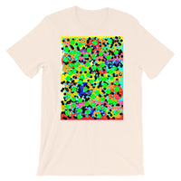 Dots Unisex T-Shirt Bold Colors Abstract Art Abyssinian Kiosk Fashion Cotton Apparel Clothing Bella Canvas Original Art