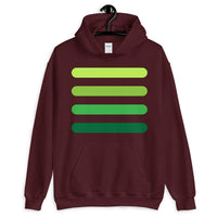 4 Green Bars Unisex Hoodie Abyssinian Kiosk Lines Fashion Cotton Apparel Clothing Gildan Original Art