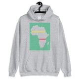 Africa Diagonal Lines GYR Unisex Hoodie Abyssinian Kiosk Fashion Cotton Apparel Clothing Gildan Original Art Green Yellow Red Ethiopia Ethiopian Flag