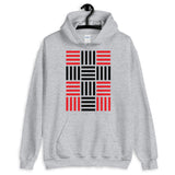 4 Lines Black Cross Red Unisex Hoodie Abyssinian Kiosk Christian Gildan Original Art Fashion Cotton Apparel Clothing